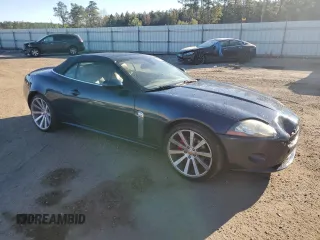 2007 Jaguar XK with VIN SAJDA44B075B06208, listed as a Copart auction lot 82694984 with 74,003 mi miles and Salvage Title. Bid and sale history available at carsss.com. Image 4.