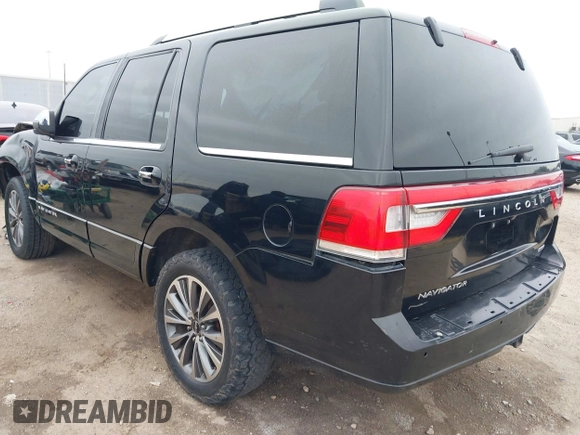 2016 Lincoln Navigator Select z VIN 5LMJJ2HT3GEL05459, wystawiony jako IAAI lot #41642906 z przebiegiem 53 459 mil mil oraz . Historia ofert i sprzedaży dostępna na DreamBid. Obrazek 3.
