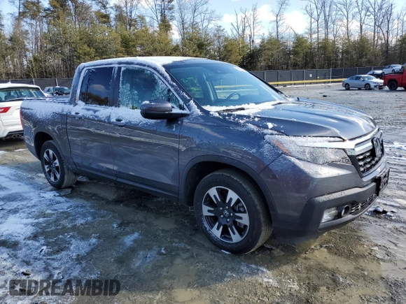 2020 Honda Ridgeline RTL with VIN 5FPYK3F54LB025479, listed as a Copart auction lot 89252185 with 37,706 mi miles and Salvage title. Bid and sale history available at DreamBid. Image 4.