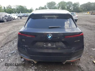 2023 BMW iX xDrive50 with VIN WB523CF05PCL62449, listed as a Copart auction lot 57069783 with 0 mi miles. Bid and sale history available at carsss.com. Image 6.