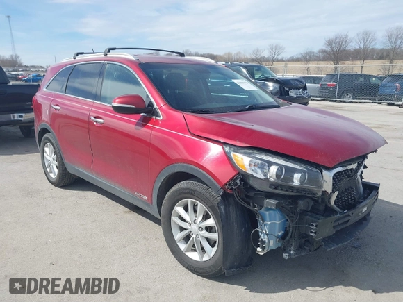 2016 Kia Sorento LX with VIN 5XYPGDA56GG174736, listed as a IAAI auction lot 41897778 with 162,512 mi miles and . Bid and sale history available at carsss.com. Image 1.
