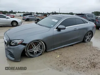 2018 Mercedes-Benz E-Class E 400 with VIN WDD1J6FB9JF039283, listed as a Copart auction lot 82918073 with 73,626 mi miles and Salvage Title. Bid and sale history available at carsss.com. Image 1.
