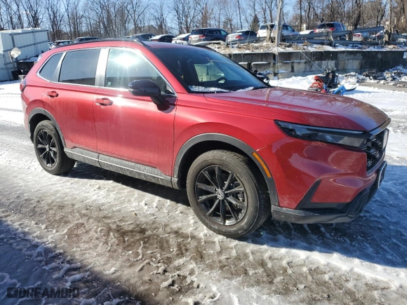 2024 Honda CR-V Hybrid Sport with VIN 5J6RS6H52RL007090, listed as a Copart auction lot 44068245 with 23,964 mi miles and Salvage Title. Bid and sale history available at carsss.com. Image 4.