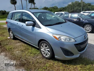 2013 Mazda 5 Sport with VIN JM1CW2BL0D0145429, listed as a Copart auction lot 74133644 with 70,161 mi miles and Salvage Title. Bid and sale history available at DreamBid. Image 4.