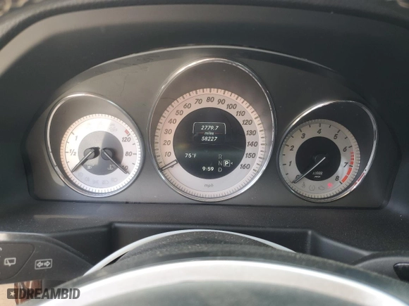 2015 Mercedes-Benz GLK-Class GLK 350 with VIN WDCGG8JBXFG396957, listed as a Copart auction lot 50127535 with 58,227 mi miles and Salvage Title. Bid and sale history available at carsss.com. Image 9.