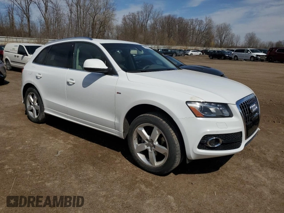 2011 Audi Q5 Prestige with VIN WA1WKAFP6BA091037, listed as a Copart auction lot 52518355 with 104,470 mi miles and Clean title. Bid and sale history available at DreamBid. Image 4.
