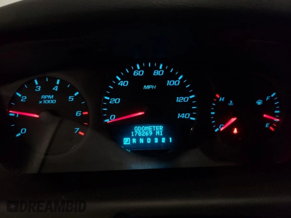 2011 Chevrolet Impala LS Fleet with VIN 2G1WF5EKXB1240088, listed as a Copart auction lot 54491235 with 178,269 mi miles and Salvage Title. Bid and sale history available at DreamBid. Image 9.
