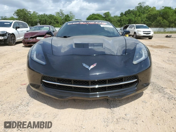 2014 Chevrolet Corvette Z51 3LT with VIN 1G1YM2D72E5102963, listed as a Copart auction lot 54023575 with 99,573 mi miles and Salvage title. Bid and sale history available at DreamBid. Image 5.