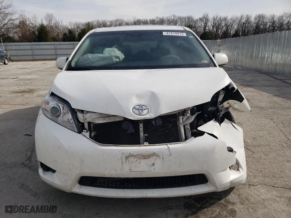 2012 Toyota Sienna XLE AAS with VIN 5TDYK3DC1CS235737, listed as a Copart auction lot 47414415 with 288,446 mi miles and Salvage Title. Bid and sale history available at carsss.com. Image 5.