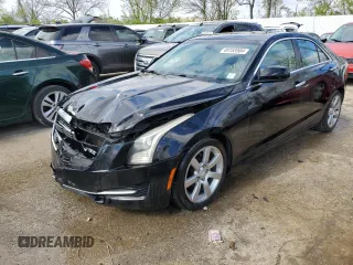 2015 Cadillac ATS Standard RWD z VIN 1G6AA5RA3F0131090, wystawiony jako Copart lot #49153904 z przebiegiem 198 029 mil mil oraz Szkody całkowita. Historia ofert i sprzedaży dostępna na DreamBid. Obrazek 1.