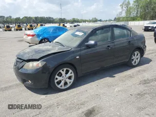 2009 Mazda 3 i Touring Value with VIN JM1BK32F191238212, listed as a Copart auction lot 51818015 with 266,993 mi miles and Salvage Title. Bid and sale history available at DreamBid. Image 1.