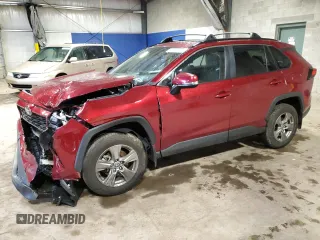 2024 Toyota RAV4 XLE with VIN 2T3P1RFV5RW416539, listed as a Copart auction lot 49239025 with 12,073 mi miles and Salvage Title. Bid and sale history available at carsss.com. Image 1.