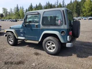 1997 Jeep Wrangler Sport with VIN 1J4FY19S4VP537511, listed as a Copart auction lot 55453975 with 59,714 mi miles and Clean Title. Bid and sale history available at carsss.com. Image 2.