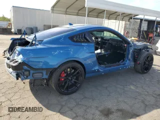 2021 Ford Mustang Shelby GT500 with VIN 1FA6P8SJ4M5501255, listed as a Copart auction lot 75242444 with 6,014 mi miles and Salvage title. Bid and sale history available at DreamBid. Image 3.