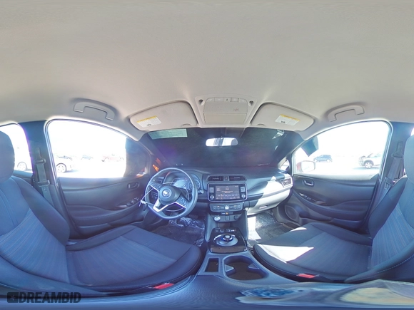2020 Nissan LEAF SV with VIN 1N4AZ1CP3LC307566, listed as a Copart auction lot 48203225 with 30,246 mi miles and Salvage Title. Bid and sale history available at carsss.com. Image 12.