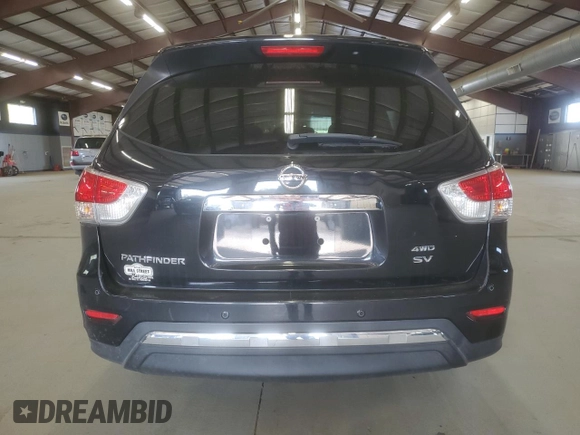 2015 Nissan Pathfinder SV with VIN 5N1AR2MM2FC639017, listed as a Copart auction lot 55465425 with 127,774 mi miles and Clean Title. Bid and sale history available at carsss.com. Image 6.