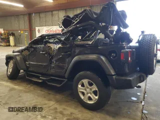 2021 Jeep Wrangler Unlimited Sport Altitude with VIN 1C4HJXDG5MW532637, listed as a Copart auction lot 45236365 with 39,214 mi miles and Salvage Title. Bid and sale history available at carsss.com. Image 2.