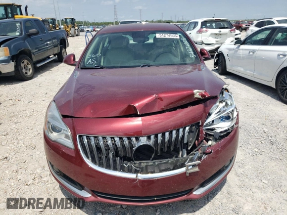 2017 Buick Regal Sport Touring with VIN 2G4GL5EXXH9105523, listed as a Copart auction lot 54274505 with 164,590 mi miles and Salvage Title. Bid and sale history available at DreamBid. Image 5.