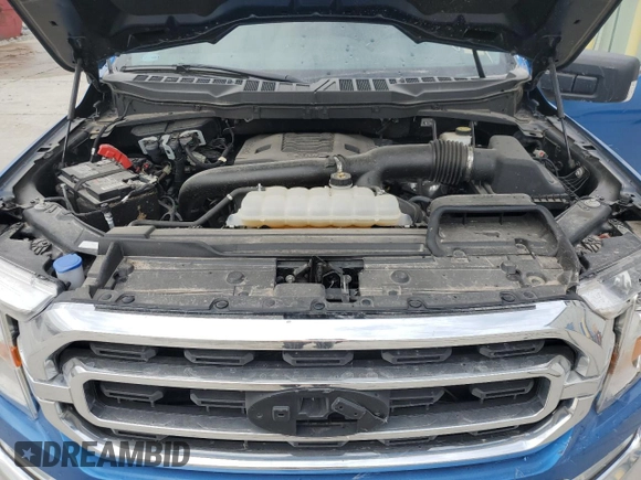 2021 Ford F-150 XL with VIN 1FTFX1E82MKE64671, listed as a Copart auction lot 51819705 with 34,913 mi miles and Salvage title. Bid and sale history available at DreamBid. Image 11.