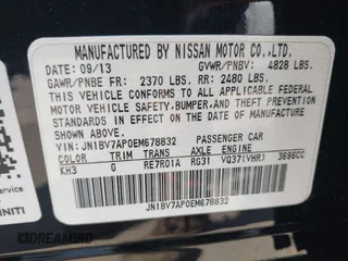 2014 Infiniti Q50 Sport with VIN JN1BV7AP0EM678832, listed as a IAAI auction lot 42370598 with 126,871 mi miles and . Bid and sale history available at DreamBid. Image 9.