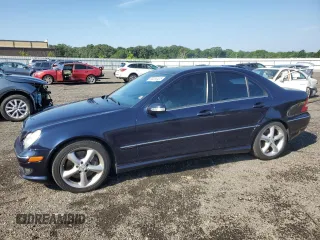 2006 Mercedes-Benz C 230 Sport with VIN WDBRF52H26F733046, listed as a Copart auction lot 60293425 with 63,258 mi miles and Salvage title. Bid and sale history available at DreamBid. Image 1.