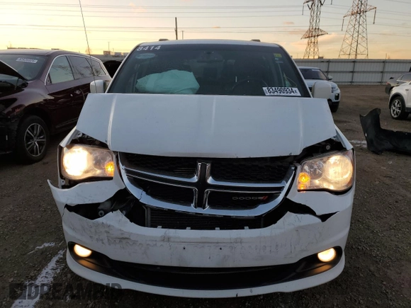 2017 Dodge Grand Caravan SXT with VIN 2C4RDGCG1HR750697, listed as a Copart auction lot 83490934 with 169,817 mi miles and Salvage Title. Bid and sale history available at DreamBid. Image 5.