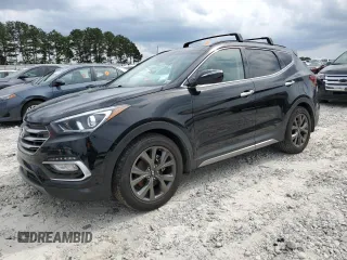 2018 Hyundai Santa Fe Ultimate z VIN 5XYZW4LA0JG554281, wystawiony jako Copart lot #54497505 z przebiegiem 75 805 mil mil oraz Szkoda całkowita • Salvage title. Historia ofert i sprzedaży dostępna na DreamBid. Obrazek 1.