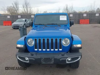 2023 Jeep Wrangler Sahara with VIN 1C4HJXEN4PW702181, listed as a IAAI auction lot 41808434 with 44,291 mi miles. Bid and sale history available at carsss.com. Image 12.