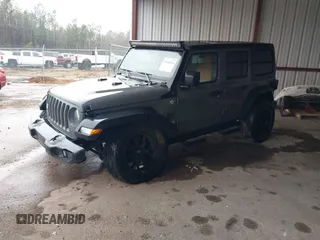 2020 Jeep Wrangler Unlimited Sport S z VIN 1C4HJXDG1LW103364, wystawiony jako IAAI lot #41541954 z przebiegiem 57 735 mil mil oraz . Historia ofert i sprzedaży dostępna na DreamBid. Obrazek 19.