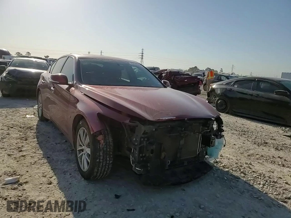 2015 Infiniti Q50 Premium with VIN JN1BV7AP1FM356654, listed as a Copart auction lot 51556495 with 136,867 mi miles and Salvage Title. Bid and sale history available at carsss.com. Image 11.