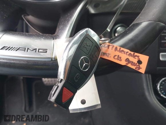 2017 Mercedes-Benz CLS-Class CLS 63 AMG S-Model with VIN WDDLJ7GB9HA193898, listed as a IAAI auction lot 40832916 with 99,851 mi miles. Bid and sale history available at carsss.com. Image 11.