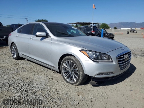 2017 Genesis G80 3.8L with VIN KMHGN4JE9HU175543, listed as a Copart auction lot 57854545 with 75,121 mi miles and Salvage title. Bid and sale history available at DreamBid. Image 4.