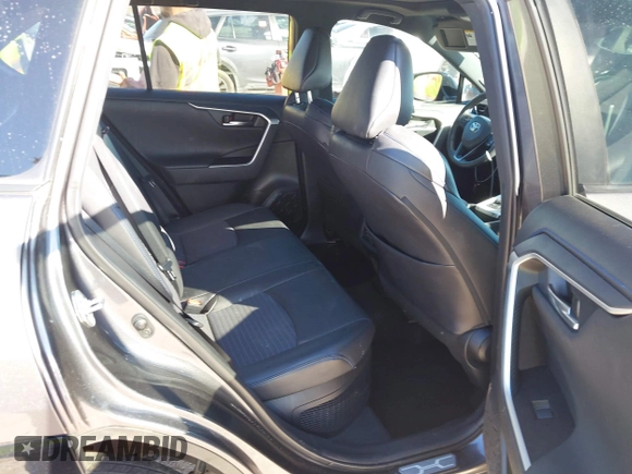2021 Toyota RAV4 Hybrid XSE with VIN 4T3E6RFV5MU057078, listed as a IAAI auction lot 41718381 with 65,797 mi miles. Bid and sale history available at carsss.com. Image 8.