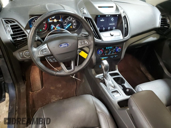 2018 Ford Escape SEL with VIN 1FMCU9HDXJUB39135, listed as a Copart auction lot 52093075 with 69,604 mi miles and Salvage Title. Bid and sale history available at carsss.com. Image 8.