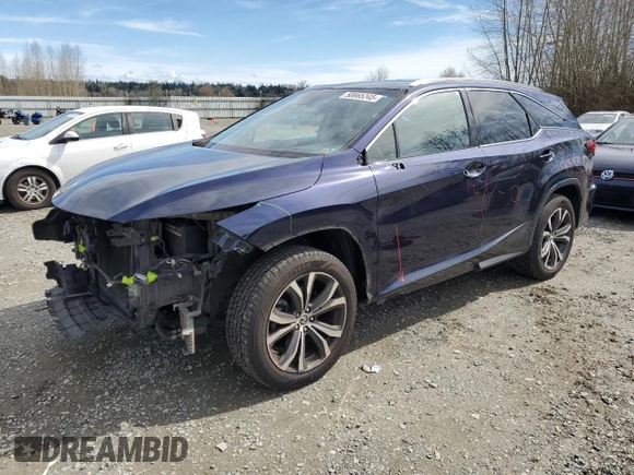 2018 Lexus RX with VIN JTJDZKCA5J2003907, listed as a Copart auction lot 50665245 with 89,602 mi miles and Salvage Title. Bid and sale history available at carsss.com. Image 1.