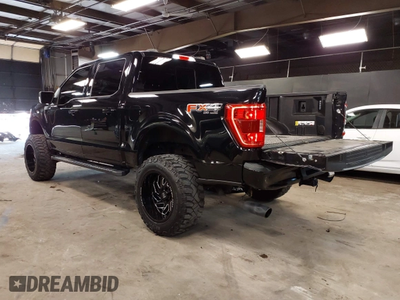 2021 Ford F-150 XL with VIN 1FTFW1E57MFA64154, listed as a IAAI auction lot 42480601 with 39,339 mi miles and . Bid and sale history available at DreamBid. Image 3.