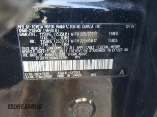 2016 Toyota RAV4 LE with VIN 2T3BFREV8GW433295, listed as a Copart auction lot 53089495 with 127,670 mi miles and Salvage Title. Bid and sale history available at DreamBid. Image 13.