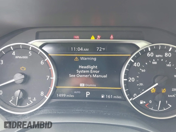2025 Nissan Rogue S with VIN 5N1BT3AB4SC834268, listed as a IAAI auction lot 42273657 with 1,499 mi miles and . Bid and sale history available at DreamBid. Image 7.