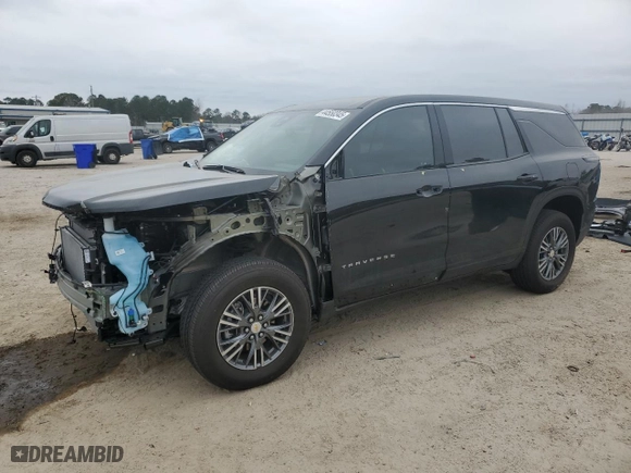 2024 Chevrolet Traverse FWD LS with VIN 1GNEREKS6RJ190750, listed as a Copart auction lot 44550345 with 5,515 mi miles and Clean Title. Bid and sale history available at carsss.com. Image 1.