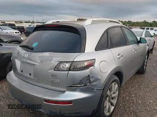 2005 Infiniti FX z VIN JNRAS08W25X207463, wystawiony jako IAAI lot #40895336 z przebiegiem Nie podano mil oraz . Historia ofert i sprzedaży dostępna na DreamBid. Obrazek 4.