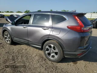 2017 Honda CR-V EX with VIN 7FARW1H52HE046880, listed as a Copart auction lot 52729505 with 0 mi miles and Salvage Title. Bid and sale history available at carsss.com. Image 2.