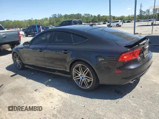 2014 Audi S7 Prestige with VIN WAUW2AFC3EN027938, listed as a Copart auction lot 49755834 with 107,128 mi miles and Salvage Title. Bid and sale history available at carsss.com. Image 2.