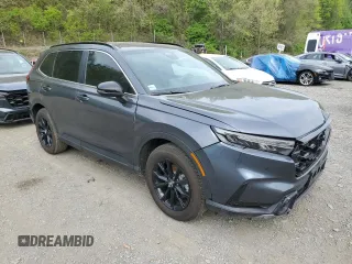 2025 Honda CR-V Sport-L with VIN 7FARS6H84SE012482, listed as a Copart auction lot 55705295 with 3,547 mi miles and Salvage Title. Bid and sale history available at DreamBid. Image 4.