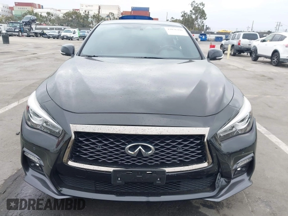 2021 Infiniti Q50 Signature Edition with VIN JN1EV7CP7MM706053, listed as a IAAI auction lot 42036446 with 26,392 mi miles and . Bid and sale history available at DreamBid. Image 12.