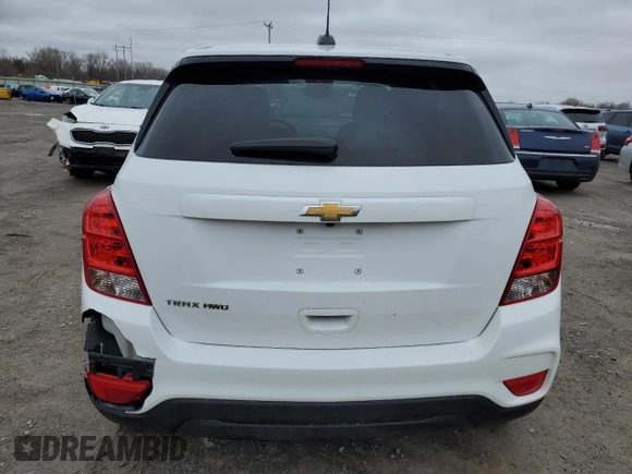 2021 Chevrolet Trax LS with VIN KL7CJNSM3MB362306, listed as a Copart auction lot 49097025 with 22,890 mi miles and Salvage Title. Bid and sale history available at carsss.com. Image 6.