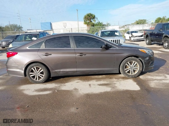 2016 Hyundai Sonata 2.4L SE with VIN 5NPE24AF9GH380687, listed as a IAAI auction lot 41274584 with 158,294 mi miles. Bid and sale history available at carsss.com. Image 13.