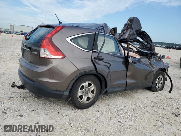 2014 Honda CR-V LX with VIN 2HKRM4H35EH626123, listed as a Copart auction lot 62437094 with 0 mi miles and Non Repairable. Bid and sale history available at carsss.com. Image 3.