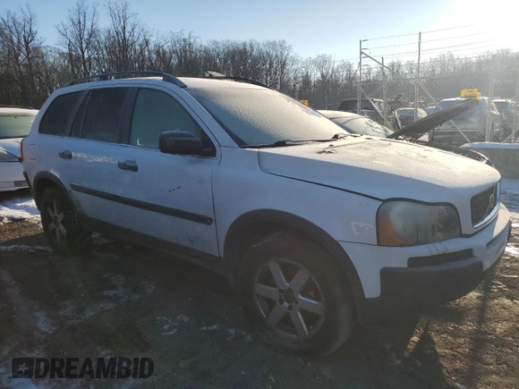 2004 Volvo XC90 with VIN YV1CZ59H141079696, listed as a Copart auction lot 88282705 with Not Provided miles and Salvage Title. Bid and sale history available at carsss.com. Image 4.