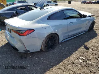 2021 BMW M4 Competition with VIN WBS33AZ08MCG63412, listed as a Copart auction lot 71305884 with 31,090 mi miles and Salvage Title. Bid and sale history available at carsss.com. Image 3.