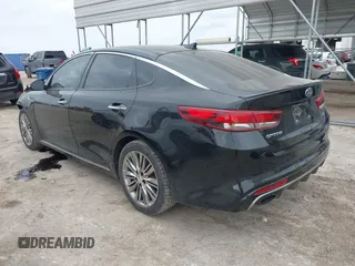 2016 Kia Optima SXL Turbo with VIN 5XXGV4L2XGG120045, listed as a IAAI auction lot 41511829 with 107,760 mi miles. Bid and sale history available at carsss.com. Image 3.